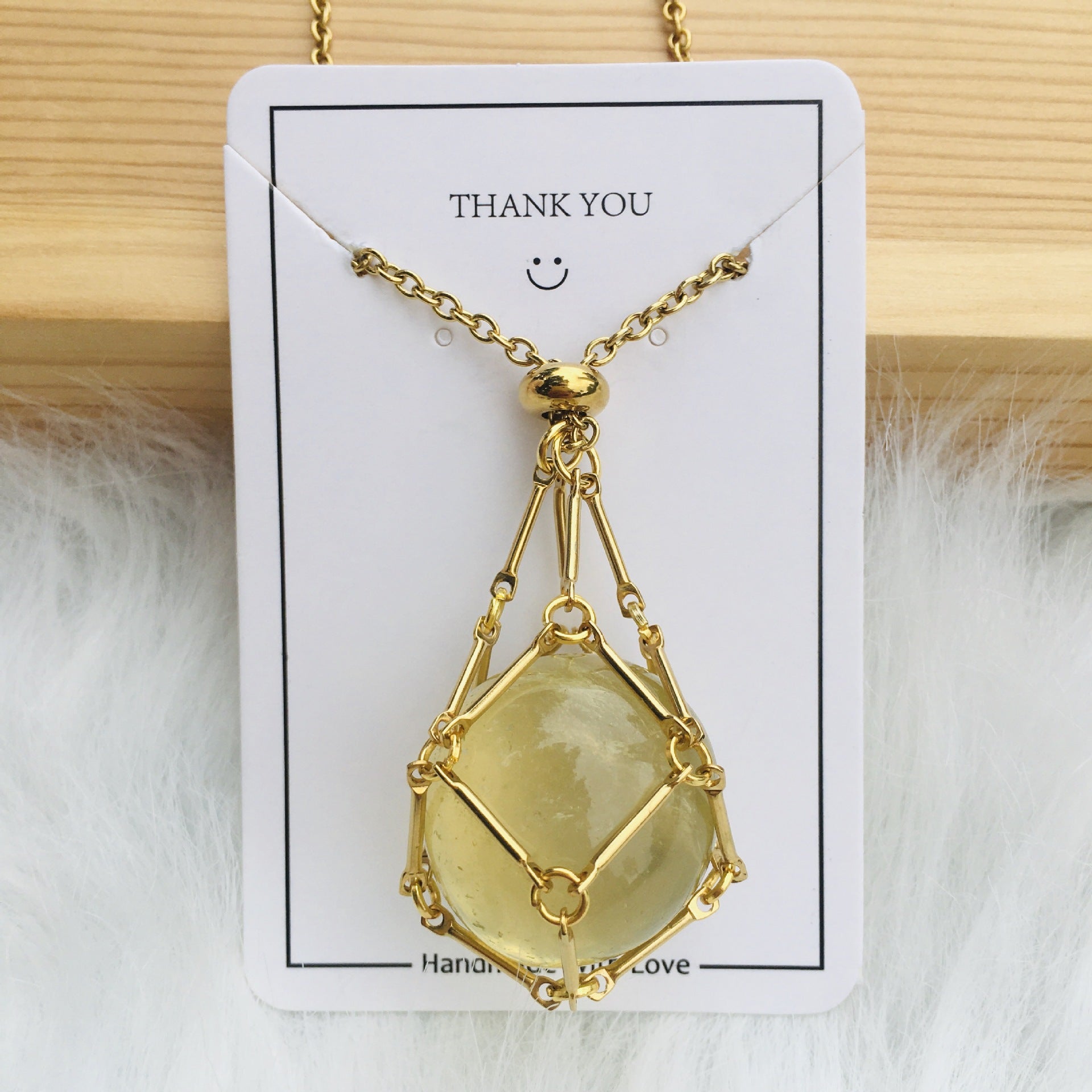 Natural Energy Crystal Pendant