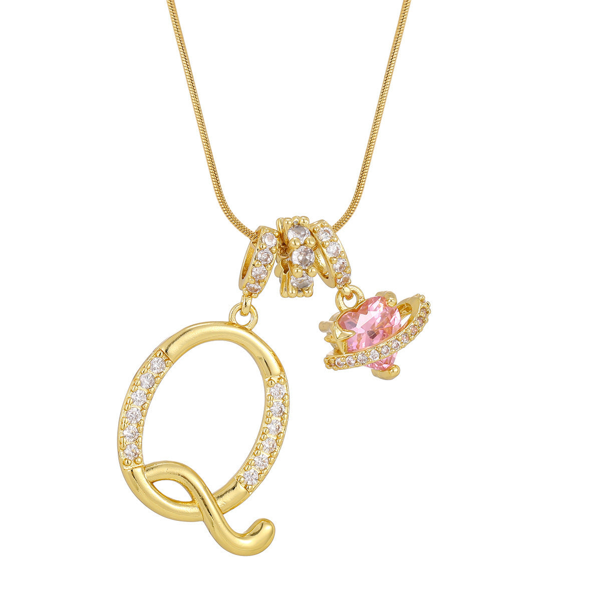 Womens 26-letter Necklace In European And American Styles