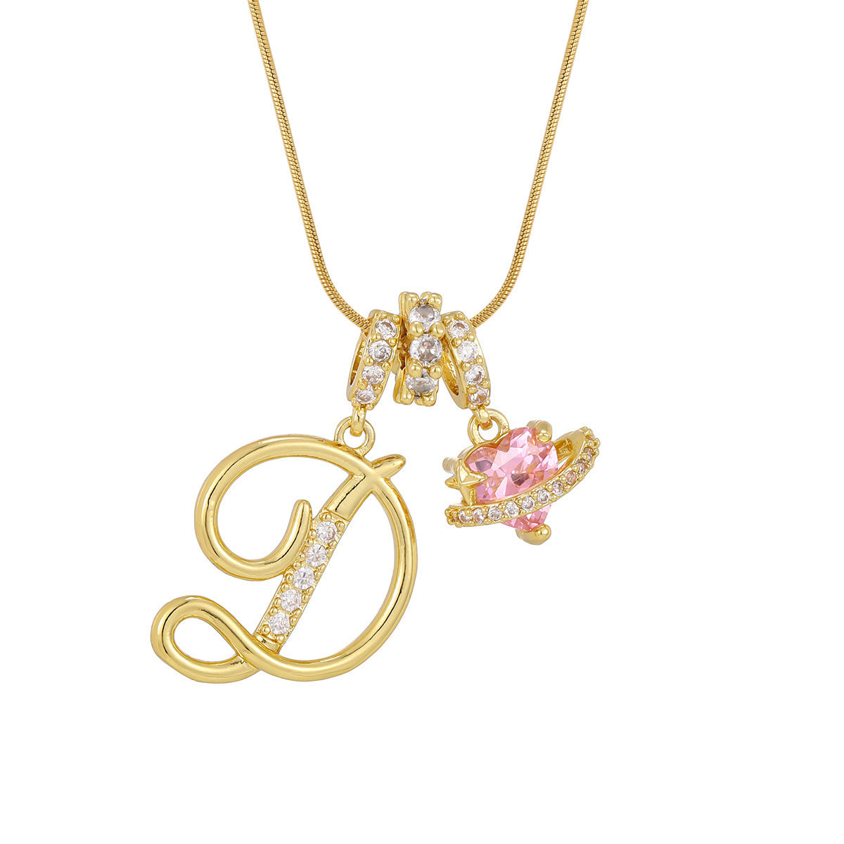 Womens 26-letter Necklace In European And American Styles