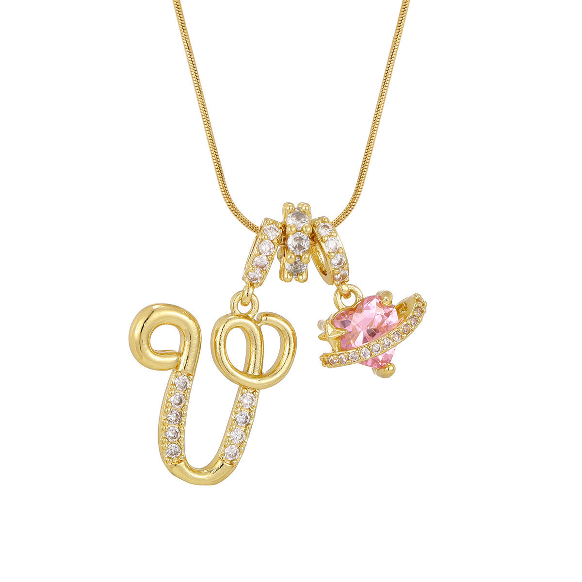 Womens 26-letter Necklace In European And American Styles
