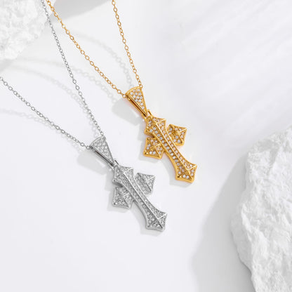 High-end Fully Diamond-studded Mens Necklace