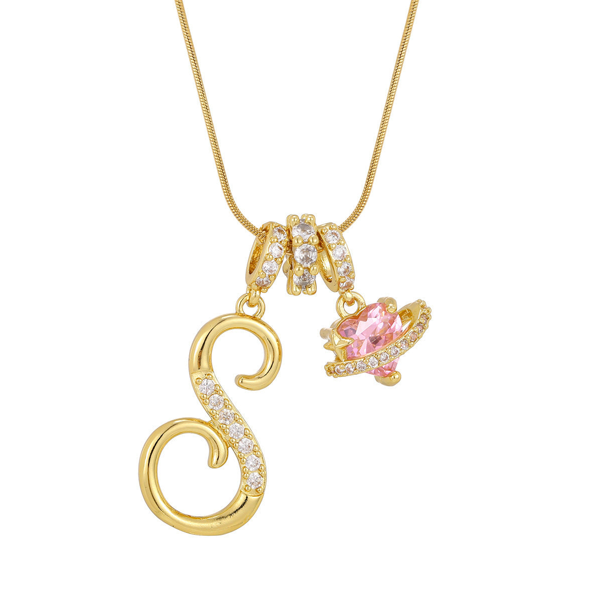 Womens 26-letter Necklace In European And American Styles
