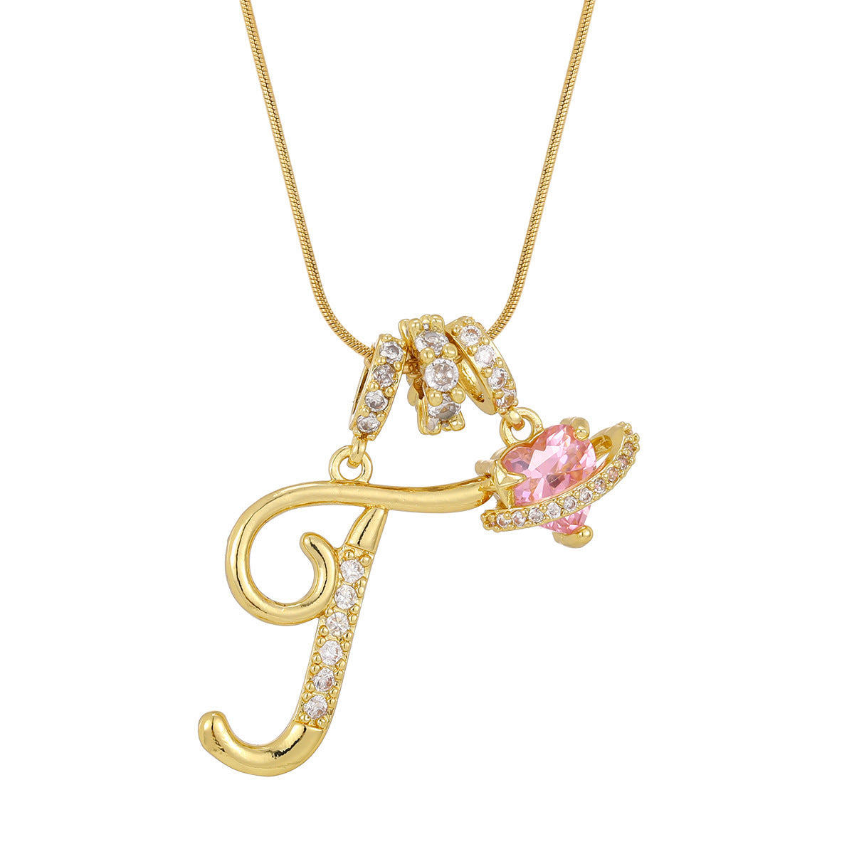 Womens 26-letter Necklace In European And American Styles
