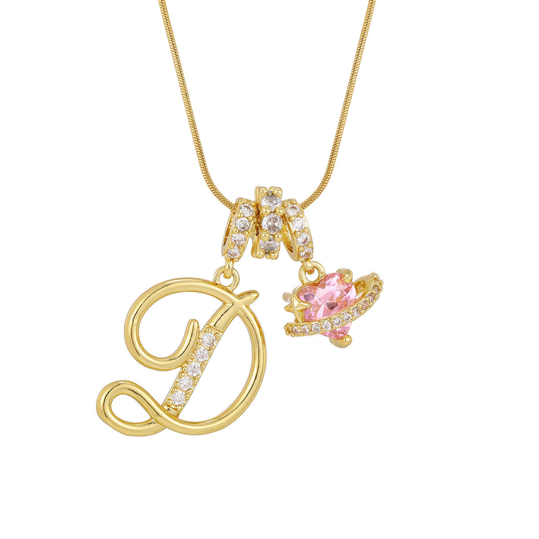 Womens 26-letter Necklace In European And American Styles