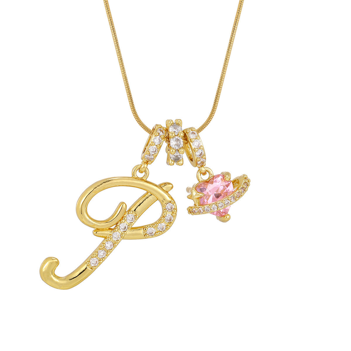 Womens 26-letter Necklace In European And American Styles