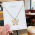 Versatile Zircon-inlaid Commute Clavicle Chain