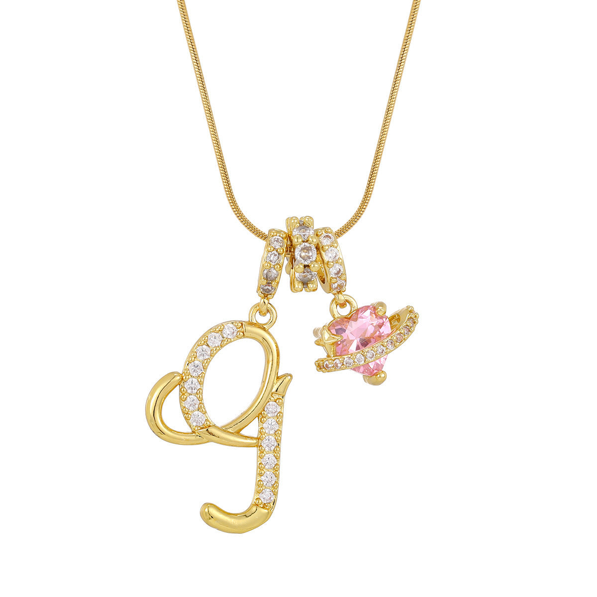 Womens 26-letter Necklace In European And American Styles