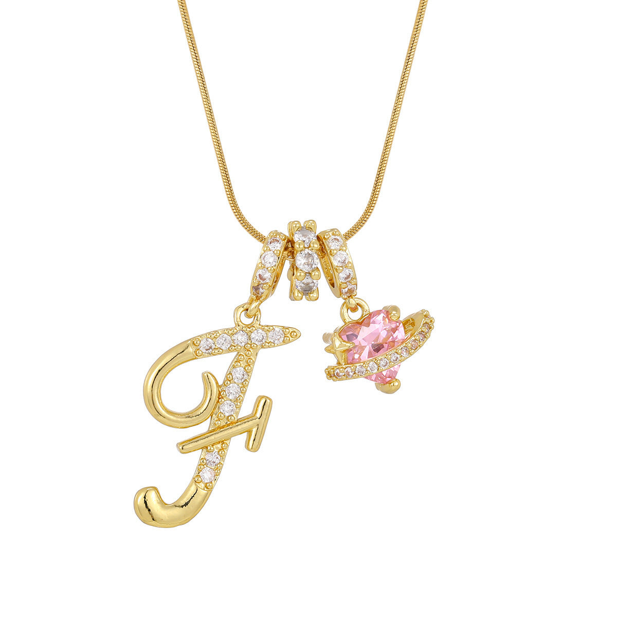 Womens 26-letter Necklace In European And American Styles