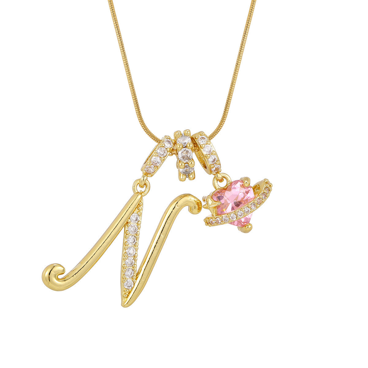 Womens 26-letter Necklace In European And American Styles