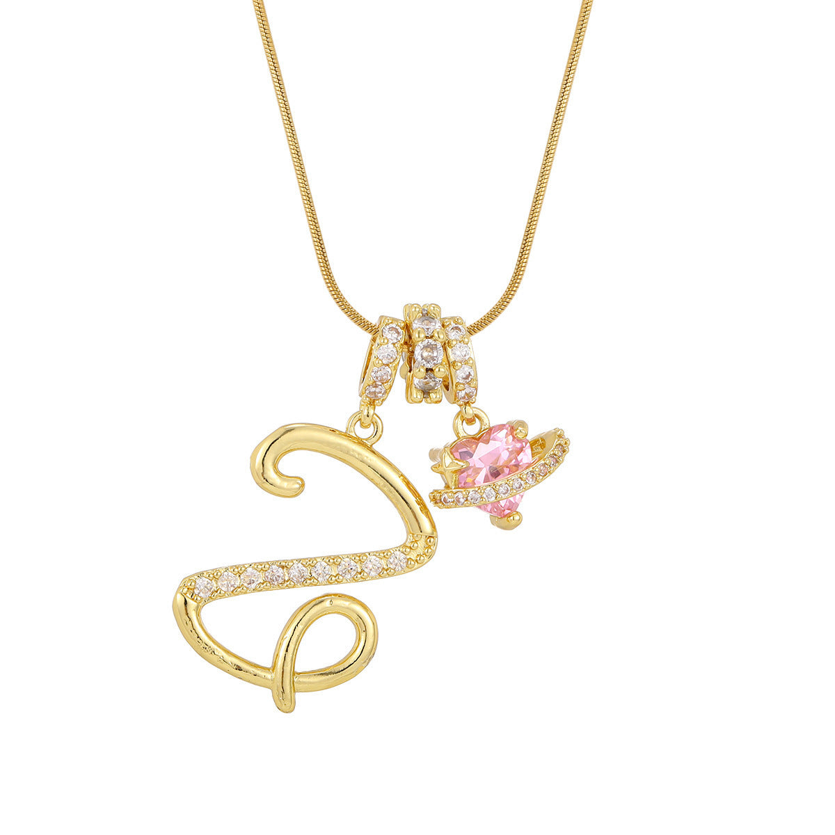 Womens 26-letter Necklace In European And American Styles