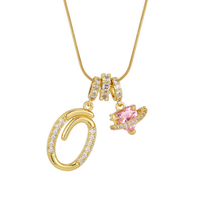 Womens 26-letter Necklace In European And American Styles