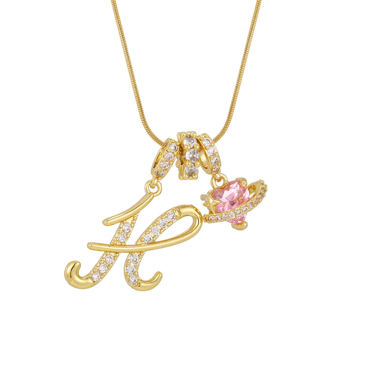 Womens 26-letter Necklace In European And American Styles