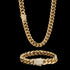European Hip Hop Titanium Steel Necklace Ornament Stainless Steel Cuban Link Chain