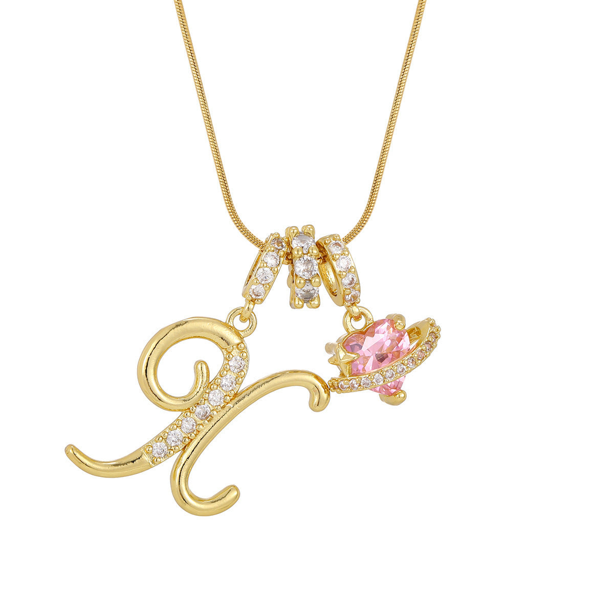Womens 26-letter Necklace In European And American Styles