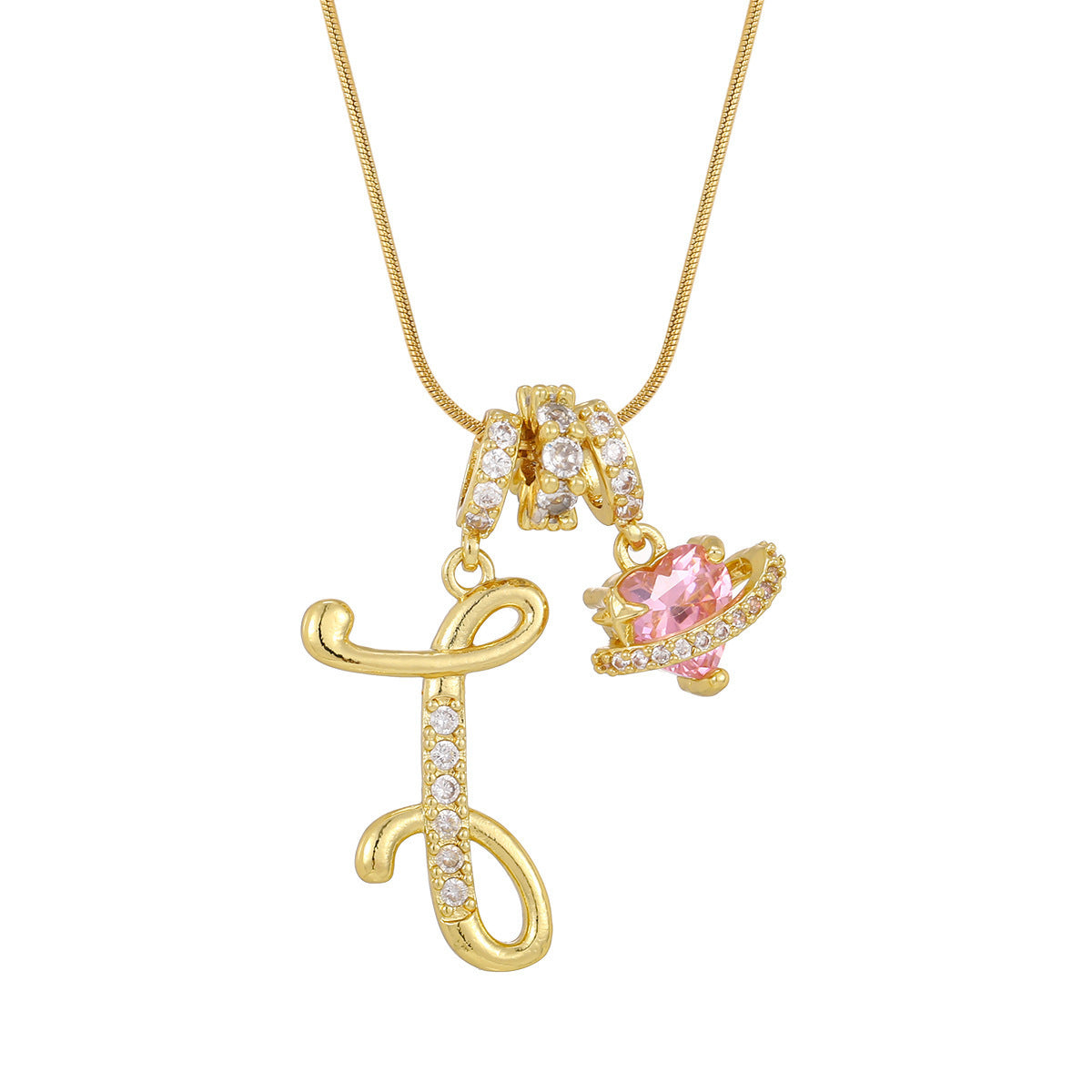 Womens 26-letter Necklace In European And American Styles